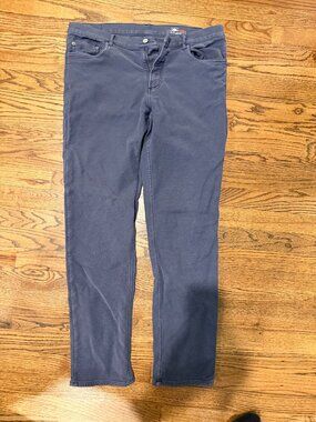 Fahtery Stretch Terry 5 Pocket Pant | Blue